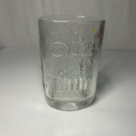 2000 McDonalds Walt Disney World Glass Cup Mickey Mouse Magic Kingdom - Picture 4 of 5